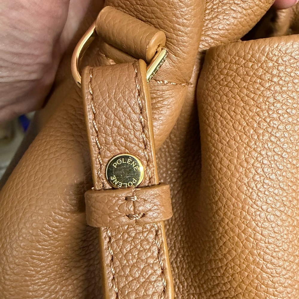 Polene Numero Neuf Mini Textured Camel - Picture 7 of 15